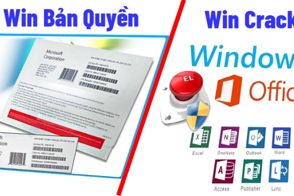 So sánh Windows bản quyền và Crack: Lựa chọn nào an toàn nhất?
