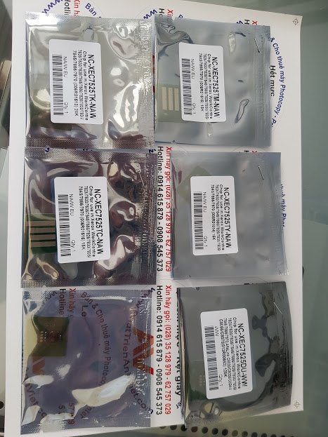 Chíp Xerox màu 7525/7530/7535/7545/7556/7830i/7835i/7845/7855- CET