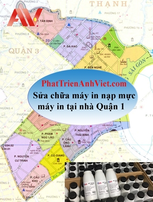 Dịch vụ sửa chữa máy in nạp mực máy in tại nhà Quận 1