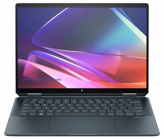 Laptop HP Spectre 14-eu0051TU A2NL3PA Ultra 7 155H 16GB 1TB SSD 14 inch 2.8K Touch 120Hz Win11 Xanh đen Vỏ nhôm Pen