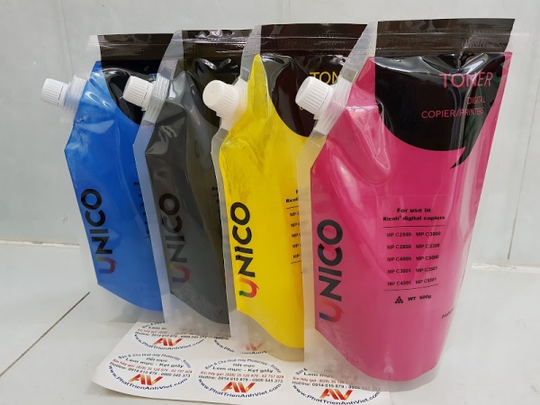 Mực Đỏ Magenta Unico 500g – Dùng Cho Ricoh MP C3500/C4500/C6003 & Toshiba e-Studio 2830c–6570c