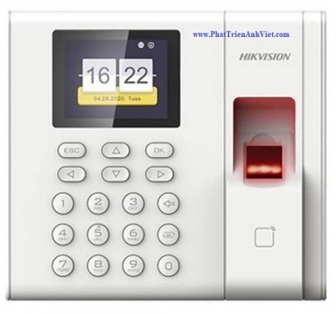 Máy Chấm Công Vân Tay HIKVISION DS-K1A8503MF – 1.000 Vân Tay, Tự Động Báo Cáo, Nguồn 5VDC