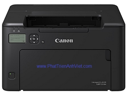 Máy in laser đen trắng Canon LBP 121DN in đảo mặt A4 A5 USB LAN dùng mực 071