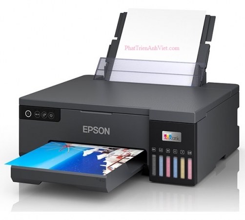 Máy in phun 6 màu tràn lề Epson L8050 in Wifi dùng mực epson C13T09D100 C13T09D200 C13T09D300 C13T09D400 C13T09D500 C13T09D600