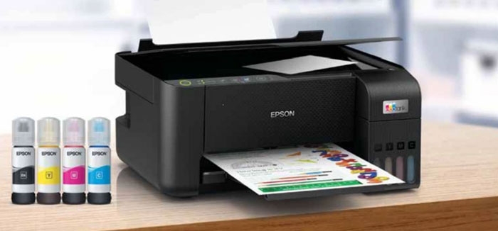 Máy in phun màu đa chức năng Epson L3210 (In, Scan, Copy) 4 màu mực Khổ giấy A4 L-3210