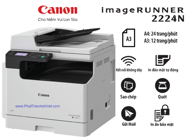 Máy Photocopy Canon iR 2224n chính hãng giá rẻ