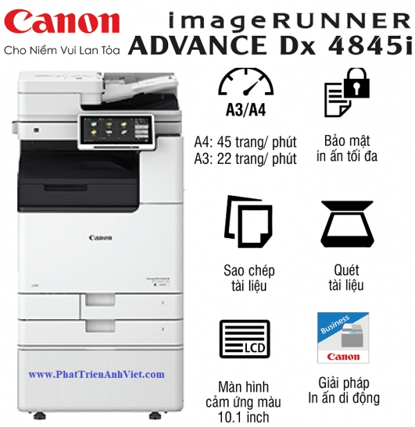 Máy photocopy Canon iR-ADV DX 4845i
