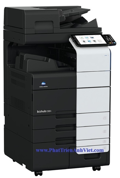 Máy photocopy màu Bizhub C651i – In/Scan 65 trang/phút, ADF 300 tờ, SSD 256GB