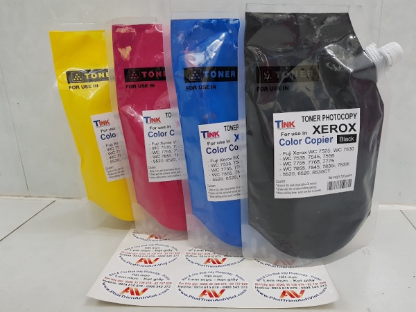 Mực màu đen nạp photocopy Fuji Xerox màu C3370/WC 7525/7530/7535/7545/7556/7830i/7835i/7845/7855-Japan