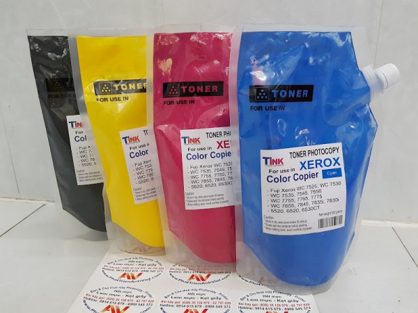Mực màu Xanh nạp photocopy Fuji Xerox màu C3370/WC 7525/7530/7535/7545/7556/7830i/7835i/7845/7855-Japan