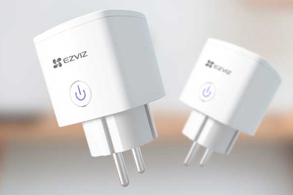 Ổ cắm điện thông minh EZVIZ T30-10A-EU (Hỗ trợ Wi-Fi 2.4 GHz, chịu lửa 750°C, điều khiển bằng giọng nói)