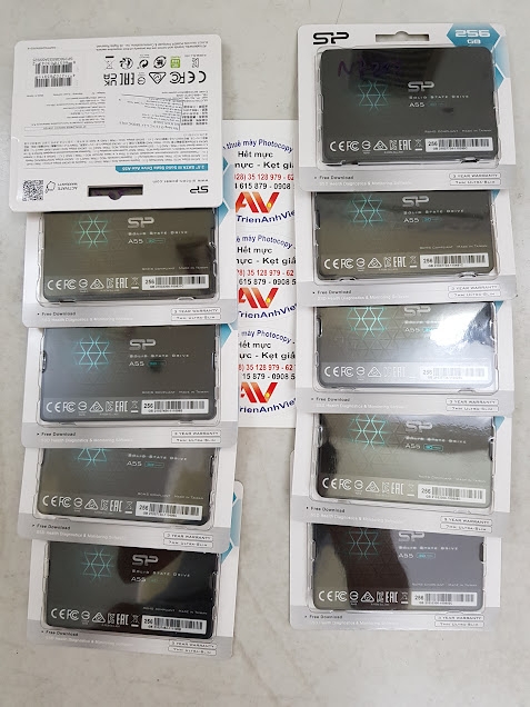 ổ cứng SSD SILICON 256GB A55 SP256GBSS3A55S25 2.5 Sata III 6GB s Công nghệ  NAND flash  SLC Cache READ 550MB s WRITE 450 MB s support TRIM ECC SMART RAID NCQ Slim 7mm
