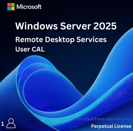 Phần mềm Bản Quyền Windows Server 2025 Remote Desktop Services - 1 User CAL